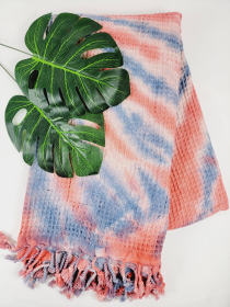 Beach Towel, Bath towel, Turkish Towel Cotton XLARGE REDNAVY