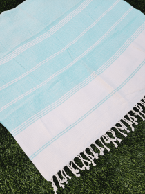 Turkish Beach/Bath Towels-Easy Carry Quick Dry Throw- Mint