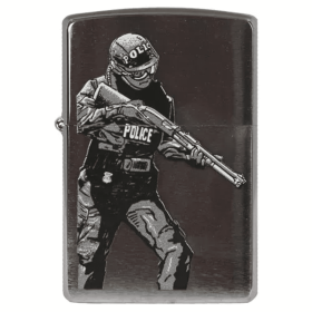 Zippo Tactical Police - Brushed Chrome