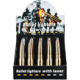 Bullet Lighter With Laser Beam - Box Of 20