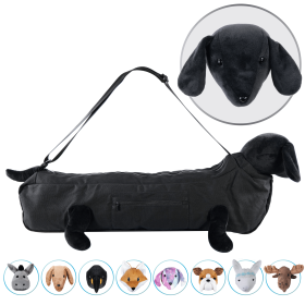 YogaPets Yoga Mat Bags (8 Styles) (Style: Black Dog)
