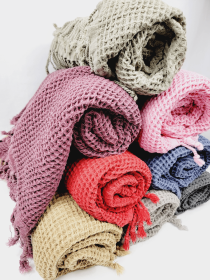 Beach Towel, Bath towel, Turkish Towel Cotton (Style: Blue)