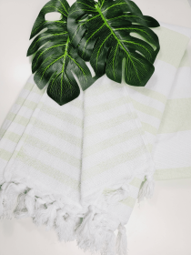 Onesided Terry Towel - Personalized beach or Bath towel (Style: YELLOW)