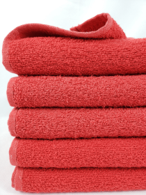 Salon, Spa, Face or Hand Towels 6 or 12 Pack 20x36" RED (Style: 6 PIECES)