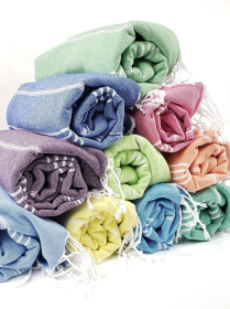 Turkish Towel Easy carry Quick Dry 70x36 sultan (Style: OCEAN AQUA)