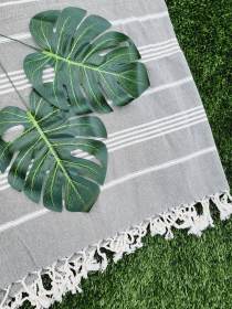 Turkish Towel, Easy carry Quick Dry Towel, Large Throw (Style: TREE GREEN)