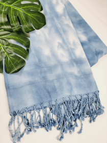 Beach Towel Ultra Thin - Cover up and Sarong NAVY (Style: Style 2)