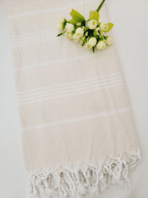 Beach Towel, Bath Towel, Turkish towels SELECTION (Style: LIGHT BEIGE)