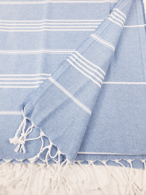 Beach Towel, Easy Dry Easy fold Sand Free towels (Style: DEEP AQUA)